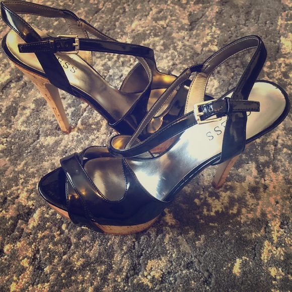 guess cork heels
